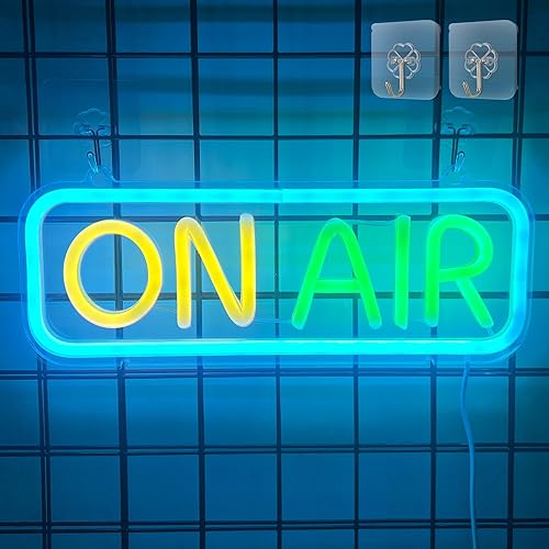 Letreros de neón On Air, lámpara LED acrílica iluminada con USB alimentada por USB, decoración de pared del hogar, regalos creativos para disponible en Yaxa Peru