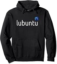 Lubuntu Linux T-Shirt w/ Tagline and Logo Open Source Os tee Pullover Hoodie