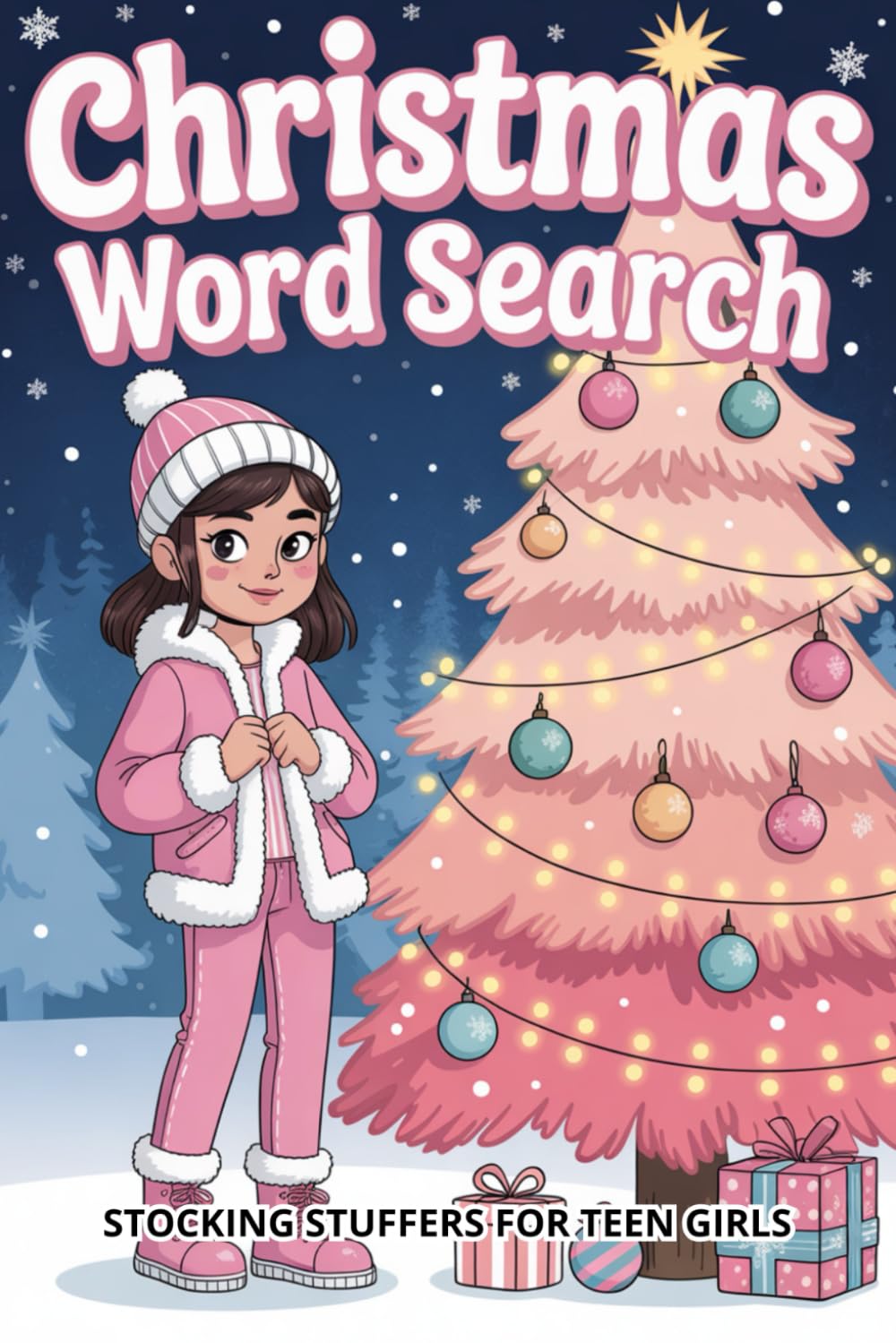 Stocking Stuffers for Teen Girls: Christmas Word Search: Festive Word Puzzles for Teenagers