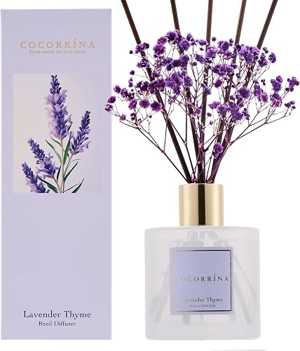 Diffuseur de parfum à roseaux 8 bâtonnets 200 ml Lavan Cocorrína