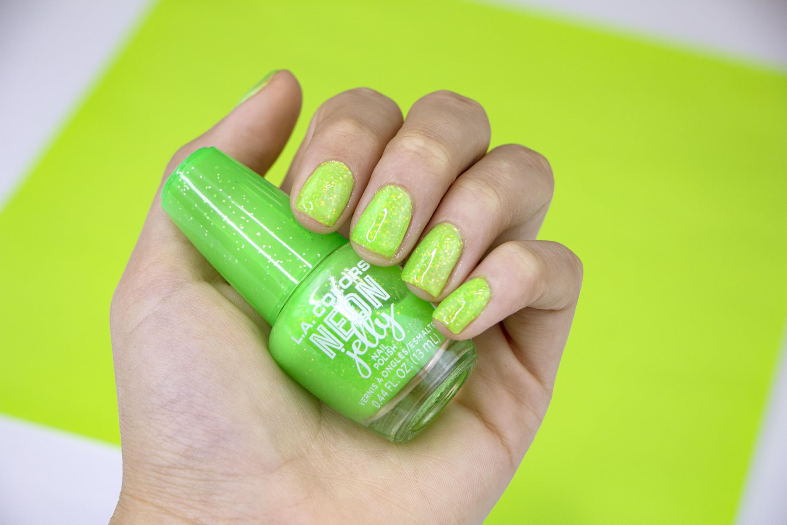 Amazon.com : L.A. COLORS Neon Jelly Polish, Solstice CNL363