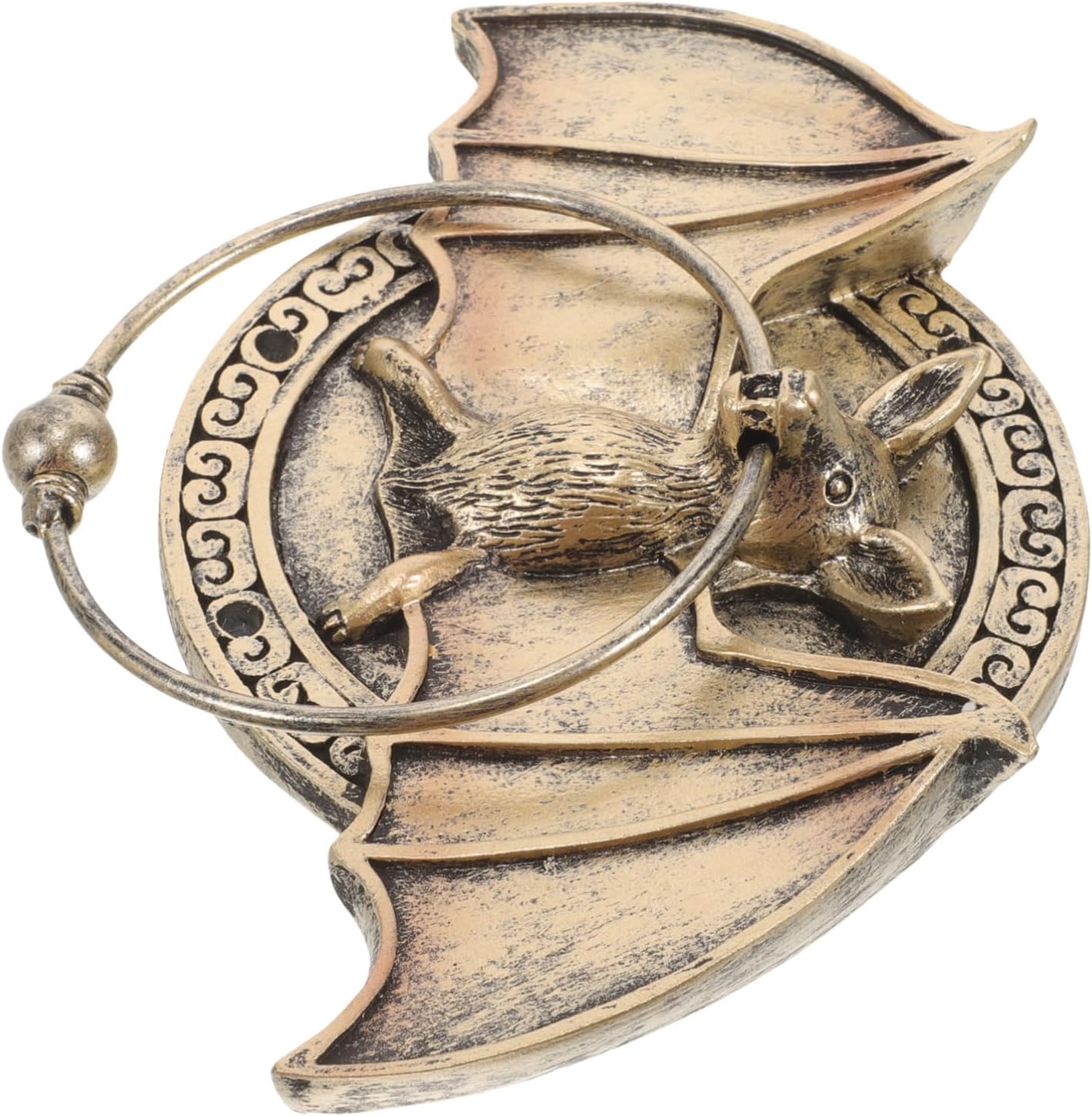 Bat Shape Door Unique Home Decoration for Front Door Stylish Antique Design Easy Installation Villa Aesthetic Functional Doorbell Alternative