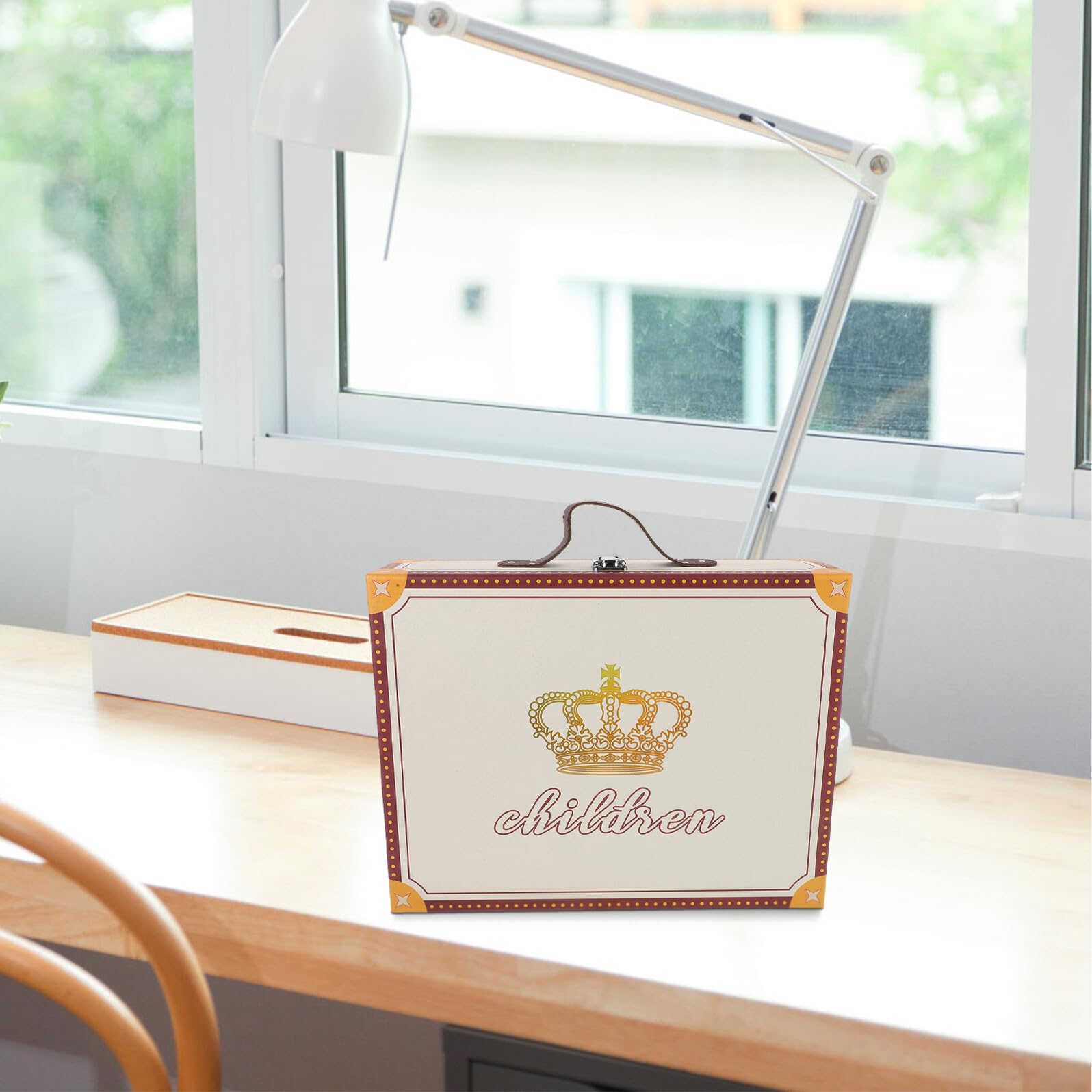 Toyvian Scatola Valigia Portatile per Regalo e Decorazione in Carta