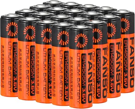20 Pack ER14505M AA 3.6V Lithium Battery 2200mAh ER14505 Non-Rechargeable Battery