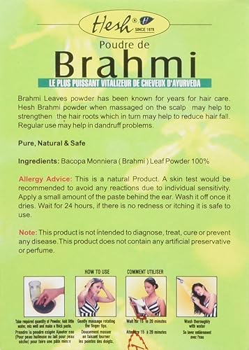 Miniatura 2 de Mascarilla Hesh Brahmi en polvo, de Kodiake, 2 paquetes de 3.5 onzas