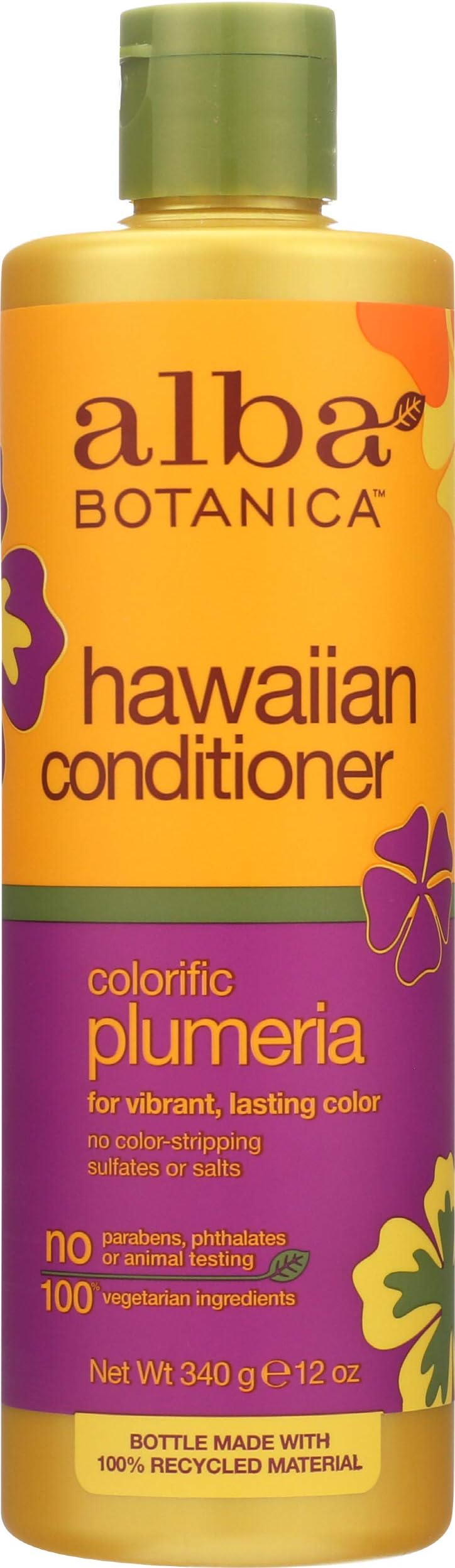 Alba BotanicaNatural Hawaiian Conditioner, Colorific Plumeria, 350ml (340 g)