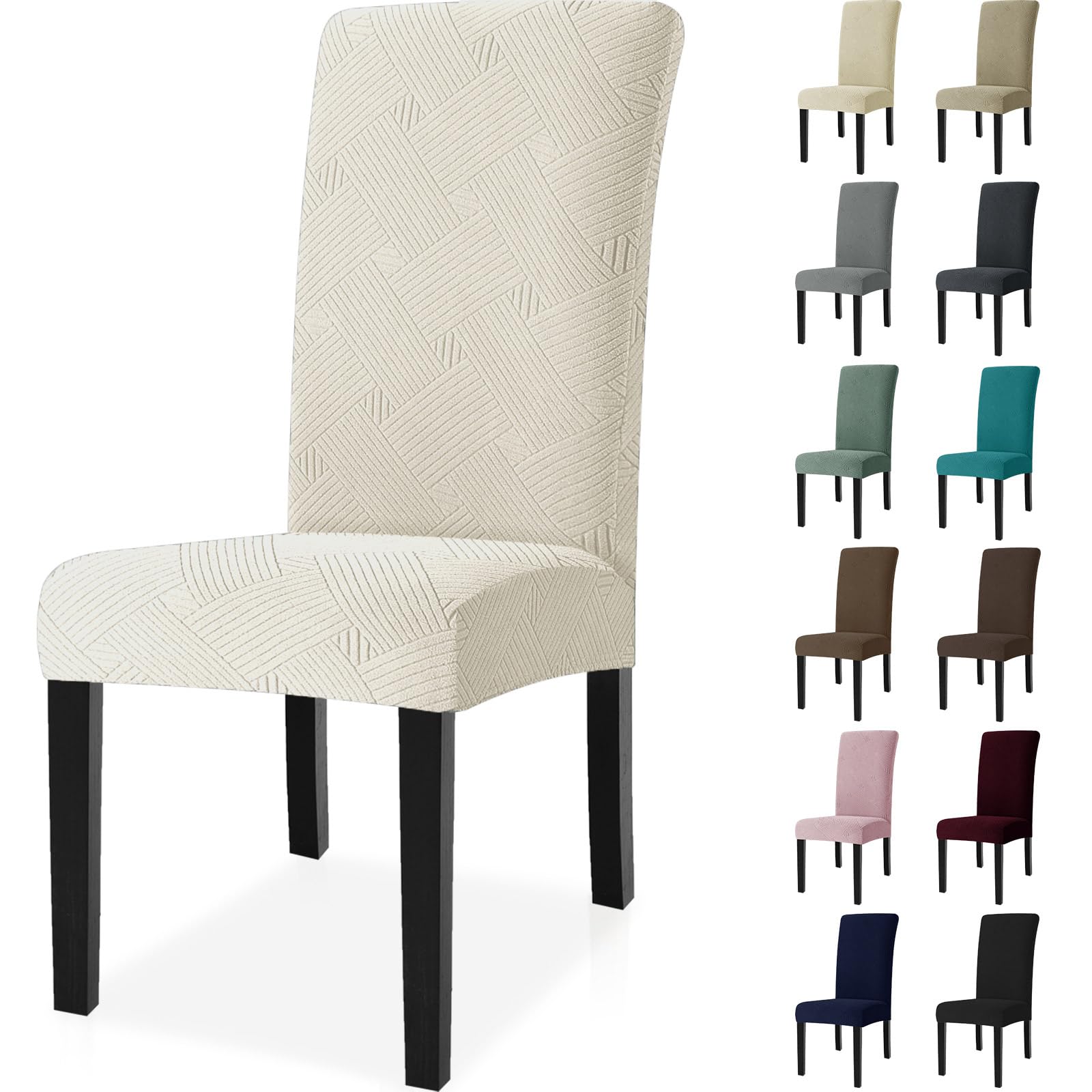 Housse pour chaise universelle Ystyle, décoration moderne pour repas de fête et salle à manger