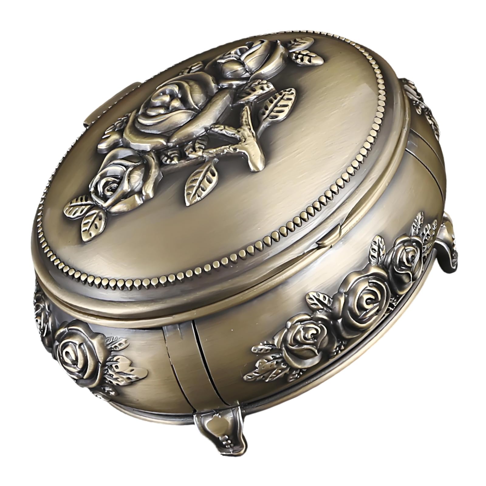 Jazuaiao Sophisticated European Collection Jewelry Box Constructed with Alloy for Secure Storage Elegant Storage