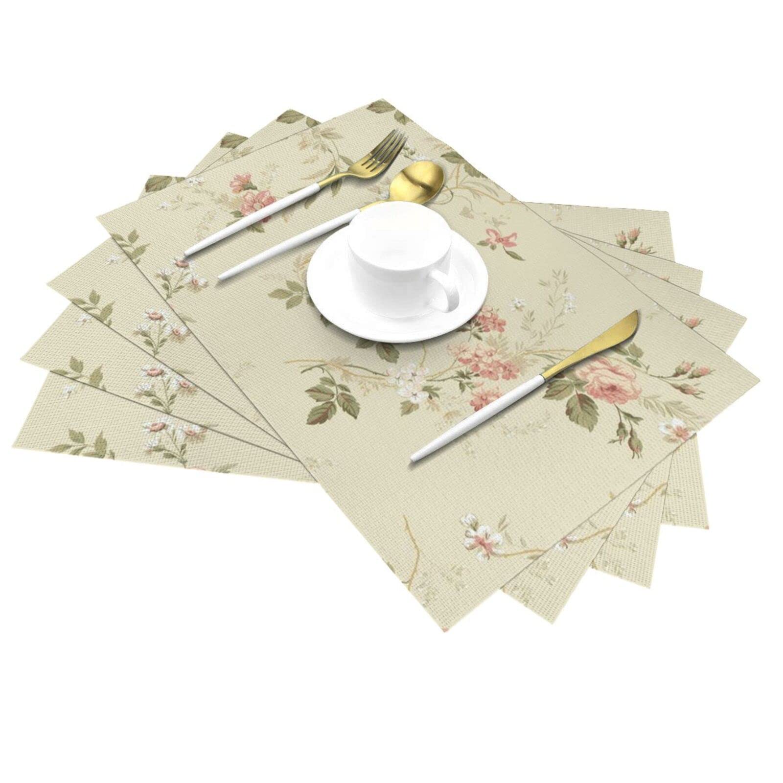2 Tischsets Löwenzahn-Form - Elegante PVC Unterset Produktbild-Vorschau 12