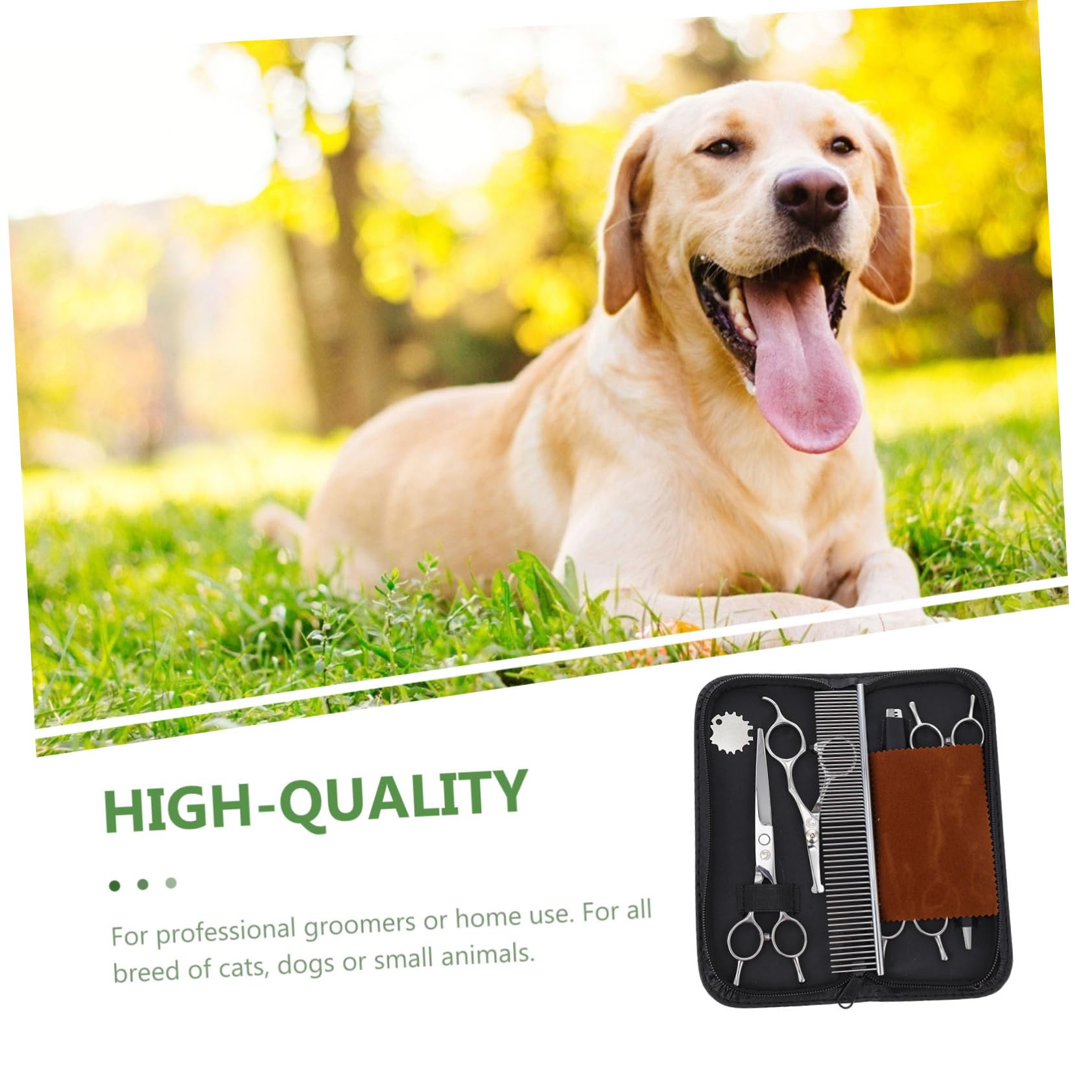 BESPORTBLE Ciseaux De Coupe Pour Animaux De Compagnie Acier Inoxydable Ciseaux De Toilettage Pour Chiens Pour Poils Animaux