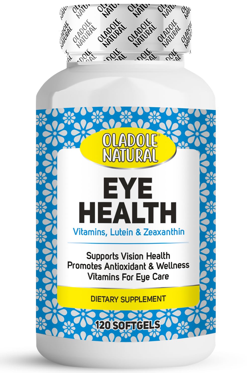 Oladole Natural Eye Health- 120 Softgels | Vision Support With Lutein, Zeaxanthin, Vitamin C, E For Supports Eye Health, Eye Strain, Blue Light Eye, Vision Performance | Non- GMO, Gluten Free
