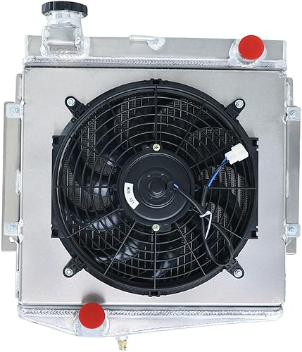 Kit de ventilador de cubierta de radiador de 4 filas para 1969-1970 Datsun 2000 Truck 2.0L L4 GAS