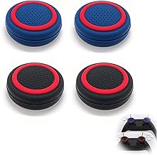 MatoSan® 4 x Thumbstick Grip Caps for PS4 PS5 Controller, PS5 Edge Controller Accessories Xbox Series One Playstation 5 Controller Accessories PS5 Controller Accessories Sticks Joystick Protector