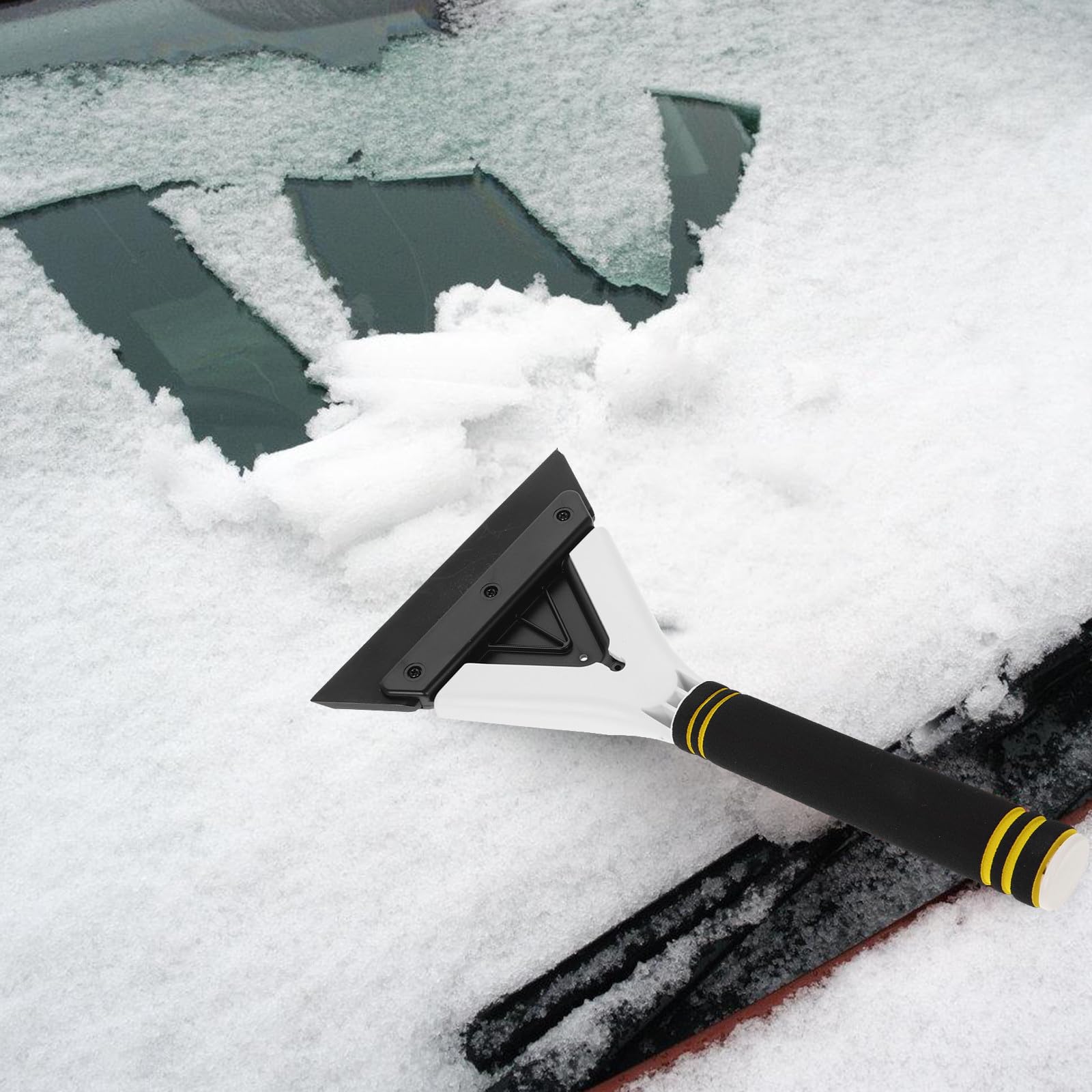 DOITOOL 5 Stück Auto Schneeschaufel aus Kunststoff mit Effizienter Schneeräumung und Ergonomischem Griff für Auto Außenspiegel und Windschutzscheibe im Winter