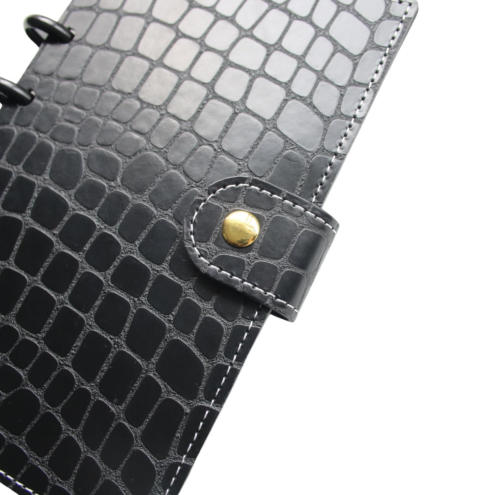 Álbum de colección de monedas con 20 bolsillos de polipropileno transparente, interior de 6.42 x 3.11 pulgadas, cubierta de piel sintética hecha a mano con cierre de botón, funda protectora