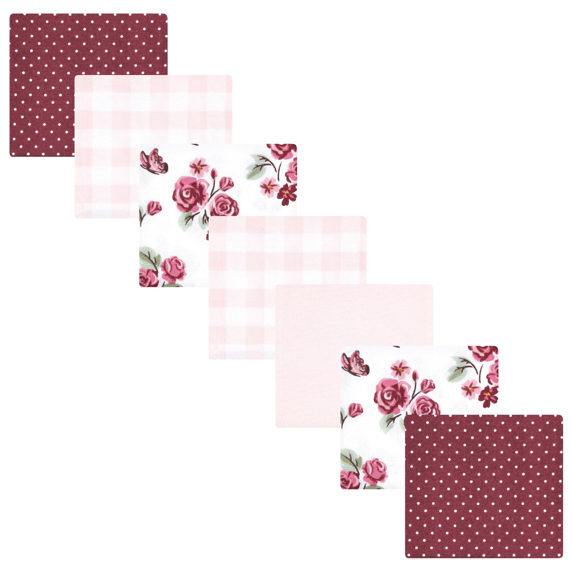 Luvable Friends Little Treasure Flannel Receiving Blankets 7pk