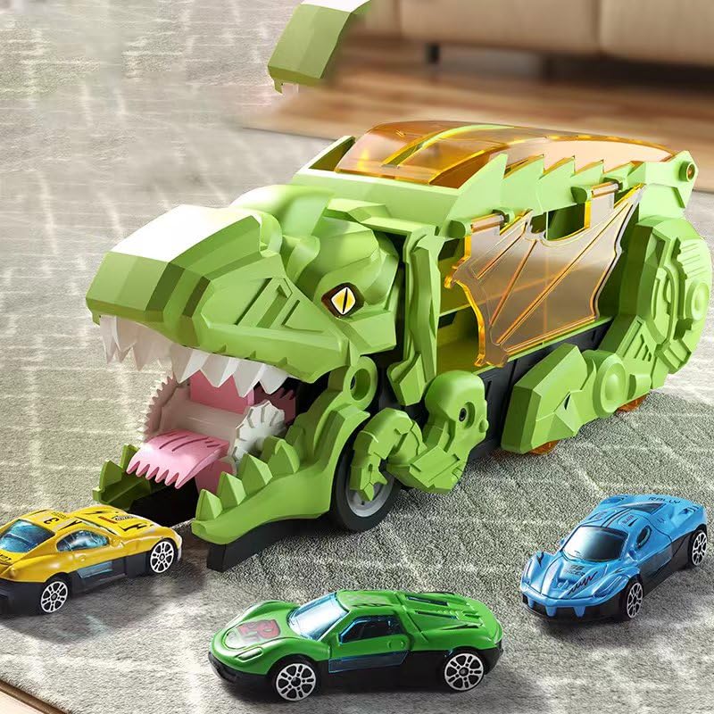 2024 New Toddler Car Toys for 1 2 3 4 Year Old Boy Birthday Gifts,Dinosaur Transport Carrier Trucks for Toddlers 1-6,Dinosaur Toys Toddler Car Toys for 1 2 3 4 5 6 Year Old Boy Birthday Gifts