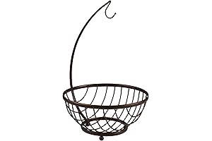 Bronze Spectrum Ashley Tree Hanger Basket for Bananas and Fruits