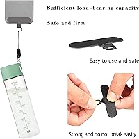 Vista 5 de COOKOOKY Cordón para teléfono, cordón universal cruzado para teléfono, correa ajustable para teléfono celular, funda de identificación y la mayoría