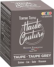 Taupe Textile Dye - 350g All-in-One - Ready to Use for Clothes and Fabrics HAUTE COUTURE