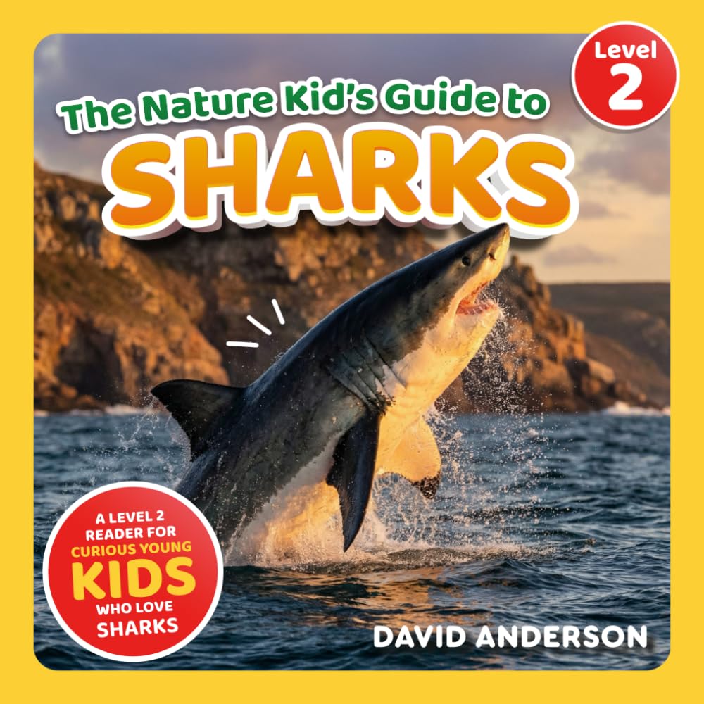 The Nature Kid's Guide to Sharks: A Level 2 Reader for Curious Young Kids Who Love Sharks!