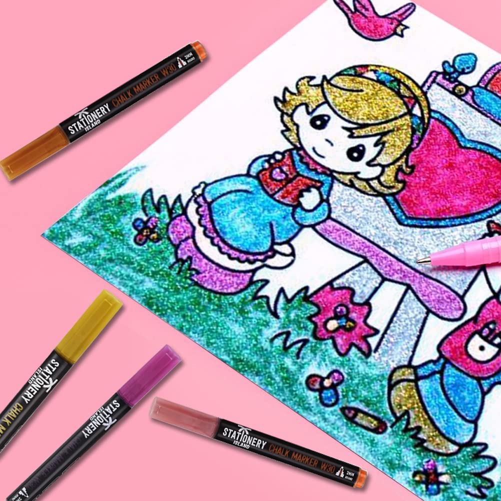 Stationery Island Krijtstiften D30 Pak Van 4 Diverse Kleuren - 3mm Penpunten whiteboardmarkeringen Droog Uitwisbaar krijtmarker. Hoge kwaliteit whiteboardpennen, whiteboardstiften Stationery Island Krijtstiften D30 Pak Van 4 Diverse Kleuren - 3mm Penpunten whiteboardmarkeringen Droog Uitwisbaar krijtmarker. Hoge kwaliteit whiteboardpennen, whiteboardstiften