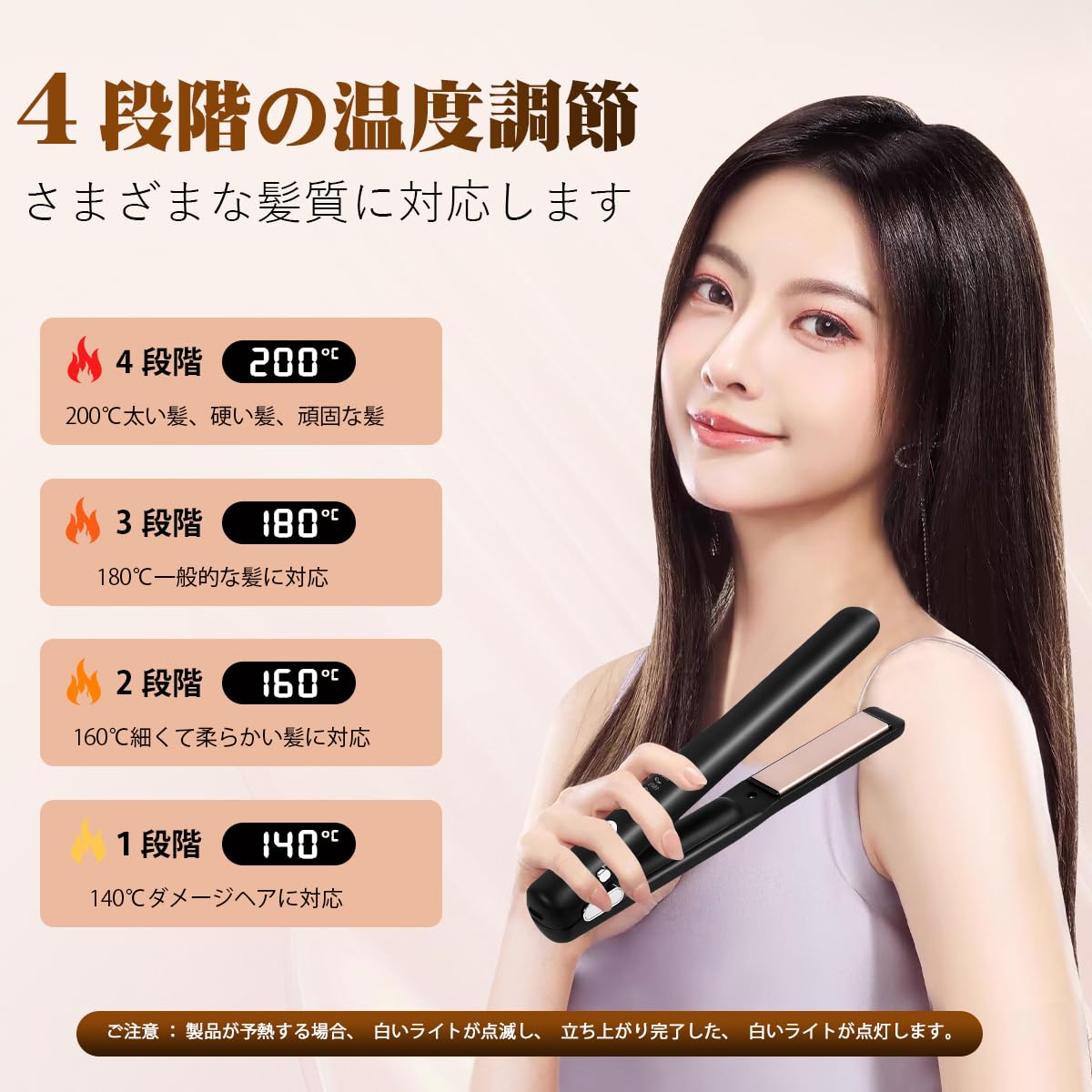 Amazon | DSBWAN コードレスヘアアイロン 充電式ヘアアイロン TYPE-C