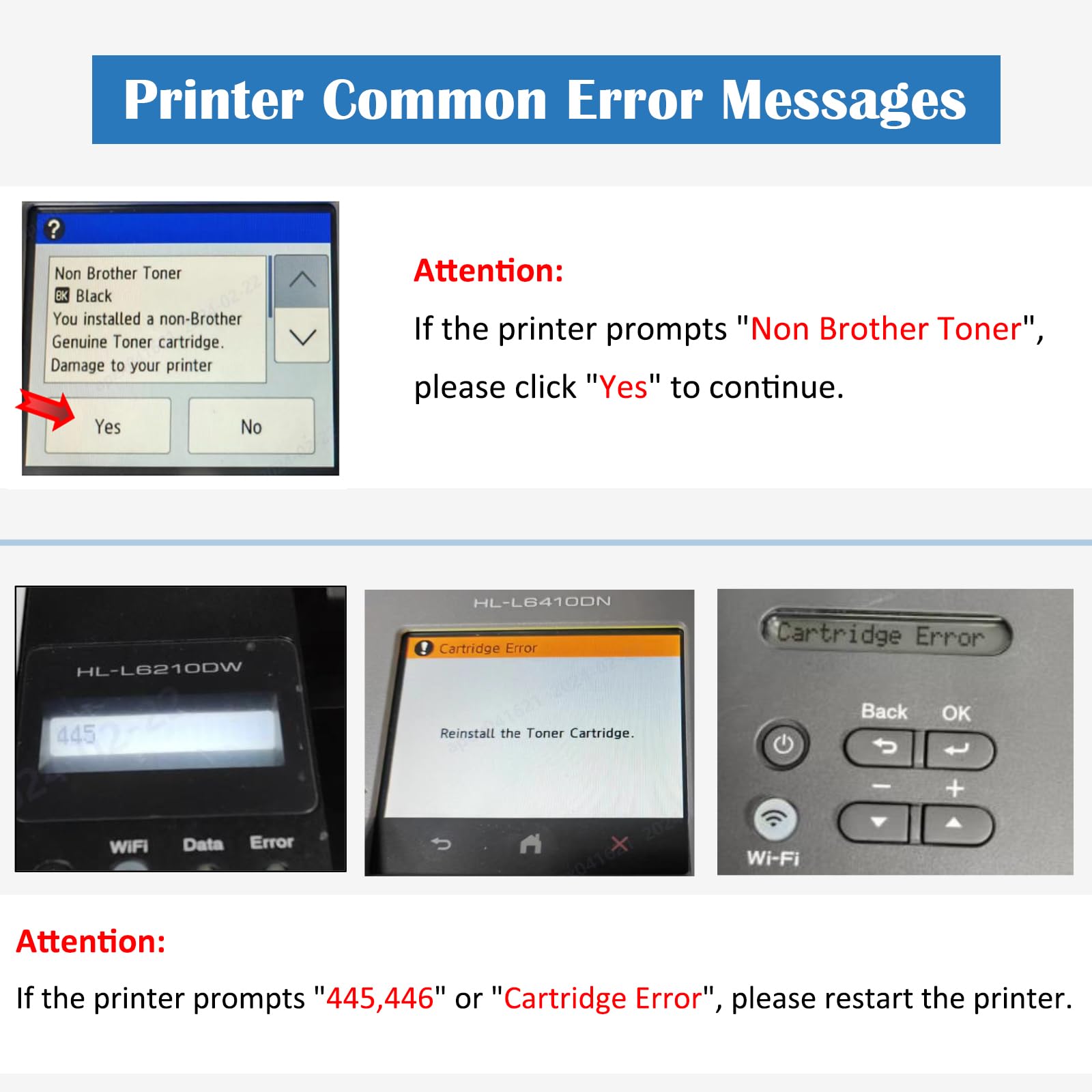 ASEKER TN2510 TN-2510 Compatibile Toner di Cartuccia per Brother TN2510 TN2510XL HL-L2400DWE HL-L2445DW DCP-L2620DW DCP-L2627DW DCP-L2660DW DCP-L2665DW MFC-L2800DW MFC-L2827DW MFC-L2835DW MFC-L2860DW