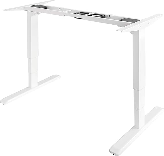 ErgoMax Adjustable Electric Desk Frame w/Dual Motor, Tabletop Not Included, 50 Inch