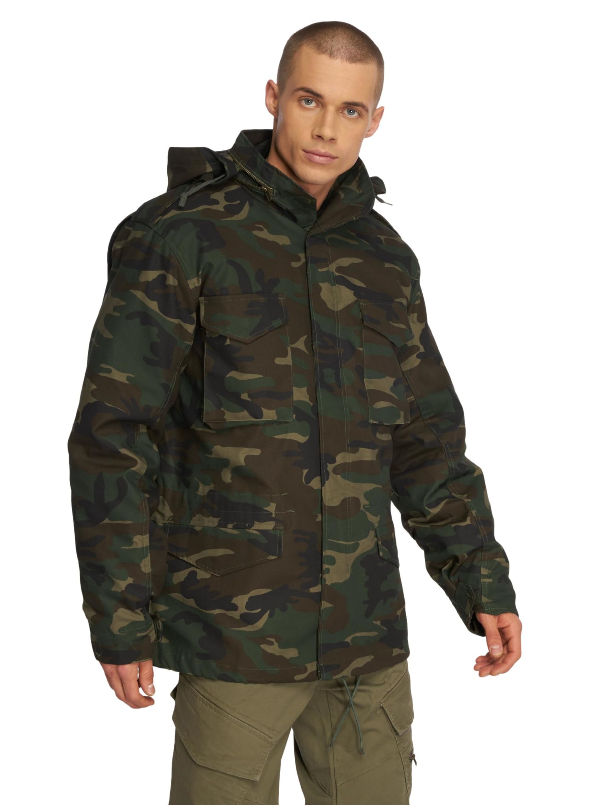 Brandit M65 Standard Kurtka M??czy?ni, wielokolorowy (Woodland 10)., 6XL