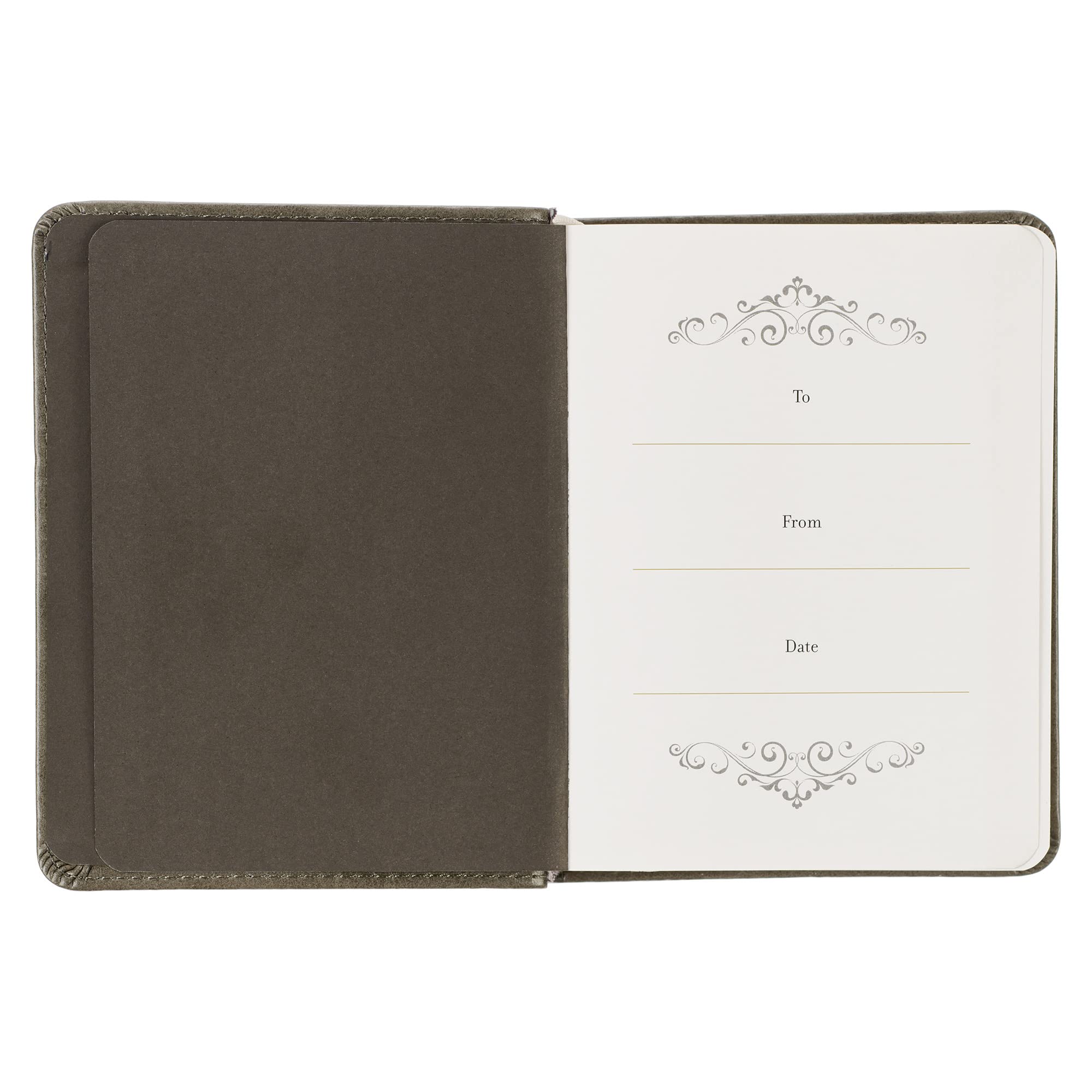 Daily Prayers for Graduates One Minute Devotions, Gray Faux Leather Flexcover