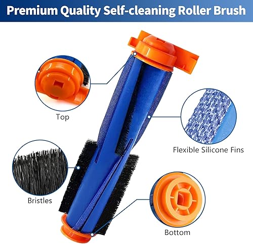 Miniatura 3 de Piezas de repuesto compatibles con Shark RV2610WA RV2620WA RV2410WD AV2610WA AI Ultra 2 en 1, kit de filtro de cepillo de trapeador de repuesto