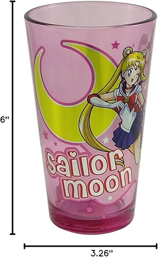 Miniatura 4 de JUST FUNKY Sailor Moon Princess Halation Premium PintBeerAle, vasos de barpub, 16 onzas