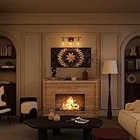 Vista 9 de Vanity Bathroom Light, 3-Light Bathroom Light Fixtures Over Mirror, Silver Vanity Lights for Bathroom with Clear Glass, Modern Wall Lamp for Cabinet