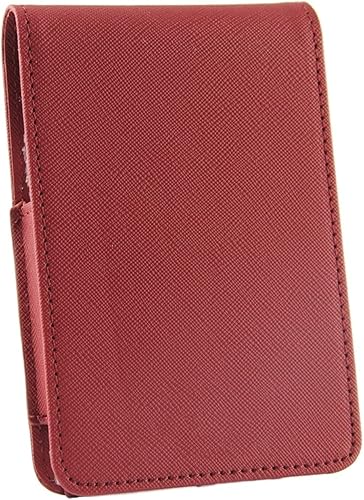 EPMANN Funda protectora tipo cartera de piel sintética apta para Iqos 3 Multi DVD color borgoña