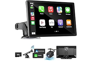 9" Wireless Apple CarPlay Screen with GPS Navigation