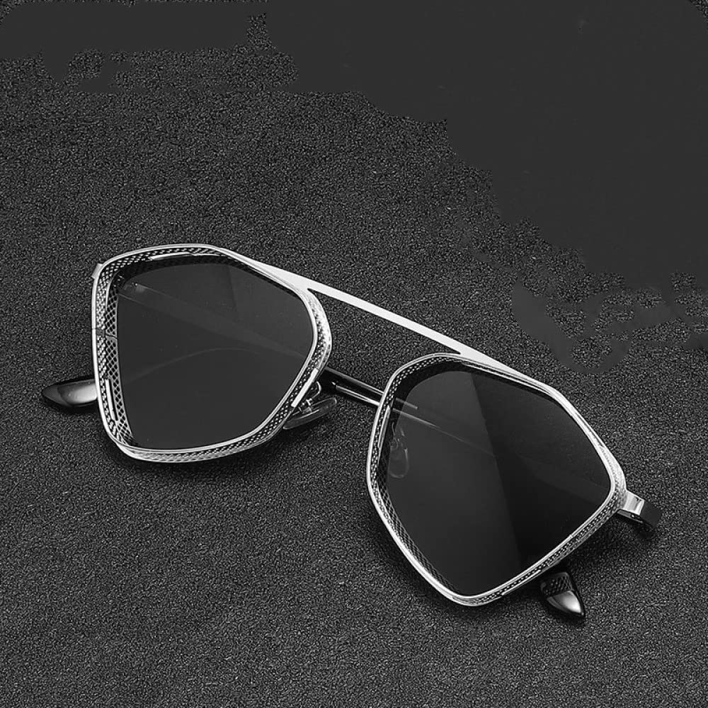 Occhiali da sole punk retrò da uomo Occhiali da sole Steampunk Occhiali da sole da donna Vintage