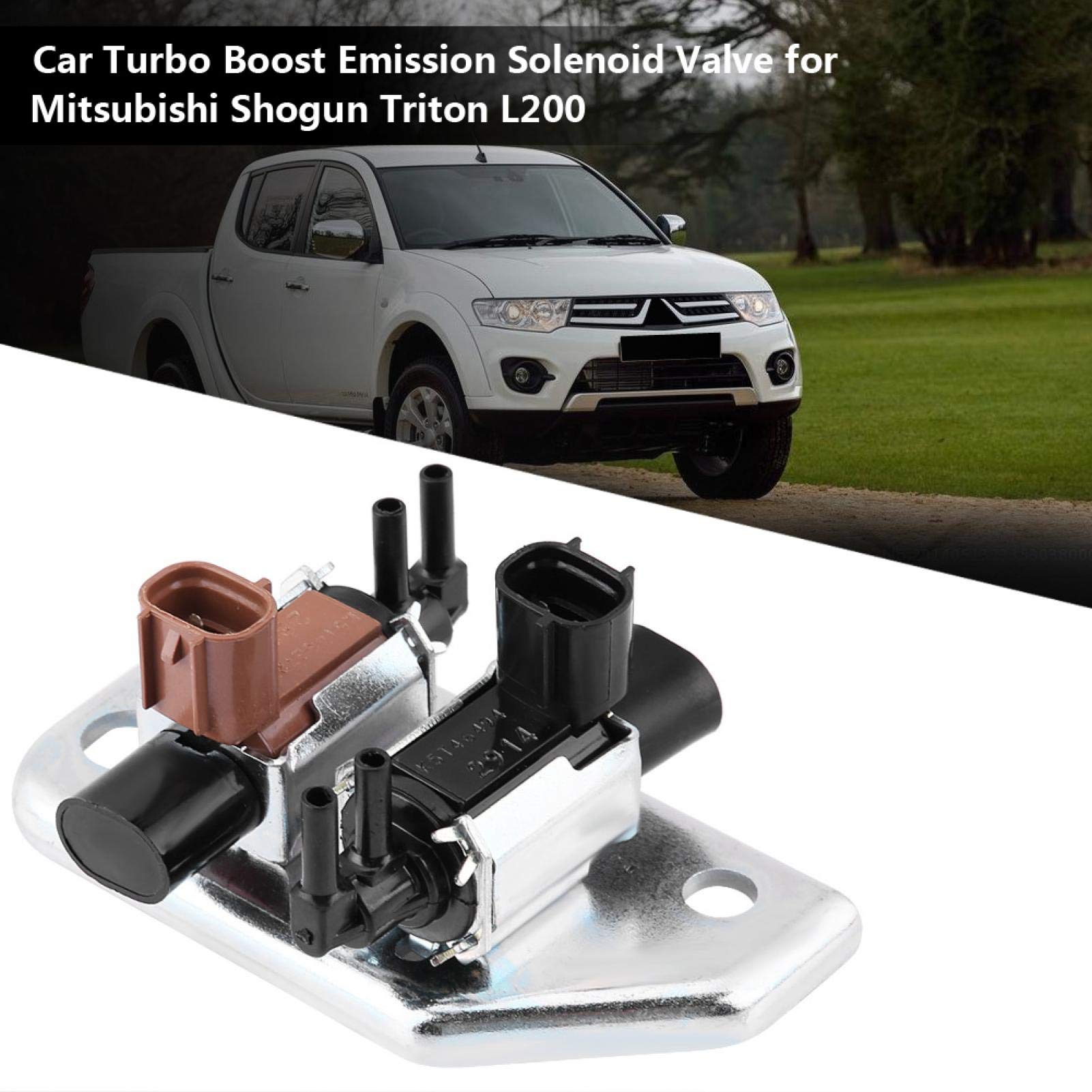 Electrovanne Pression Turbo L200 Qiilu Emissione Elettrovalvola, Auto Turbo Boost Emissione Elettrovalvola Per Adatto Per Sho_gun Triton L200 Mr577099 K5t46494 K5t48272 L200 Anima