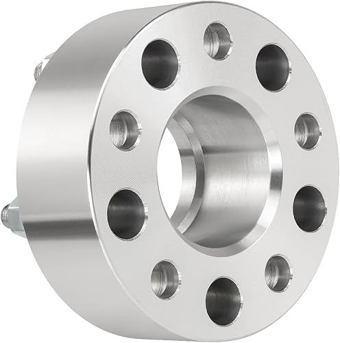 Vista 682 de KAX Espaciadores de rueda de 0.236 x 5.315 in, espaciadores de rueda centrados de 2 pulgadas y 6 lengüetas para F-15-0, Expedition, Mark LT, Negro