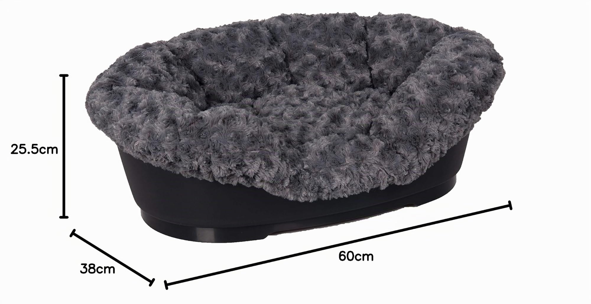 Karlie Flamingo Pet Bed Cuddly, Morbido Rivestimento per cesta Domus per Animali Domestici