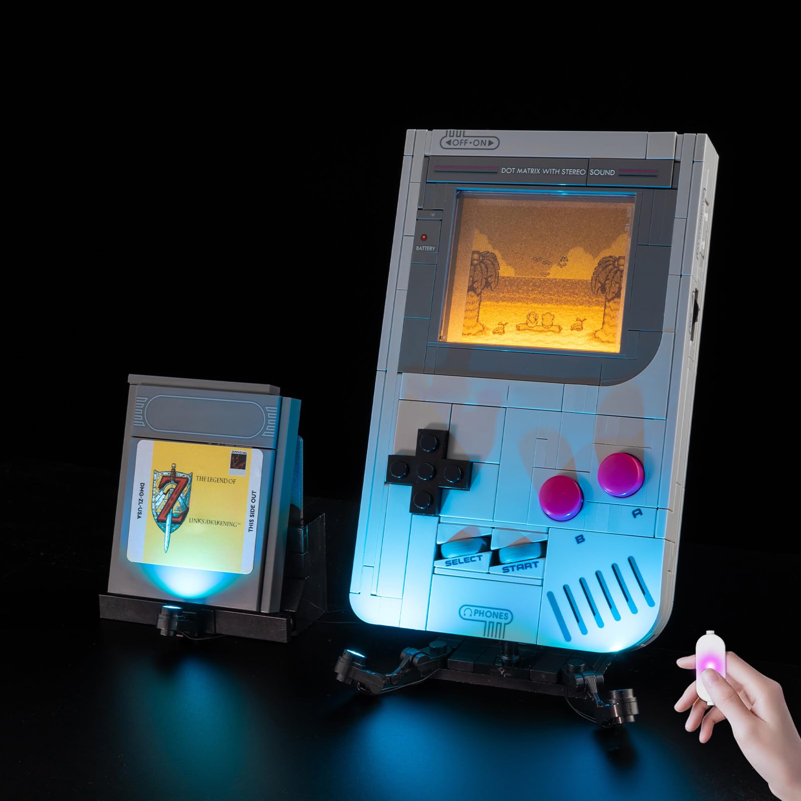 Kyglaring LED Lighting Kit Compatible with Lego Game Boy 72046 Building Blocks, Accessories for Lego 72046 Model Set, Touch Version (Not Model) — image 1