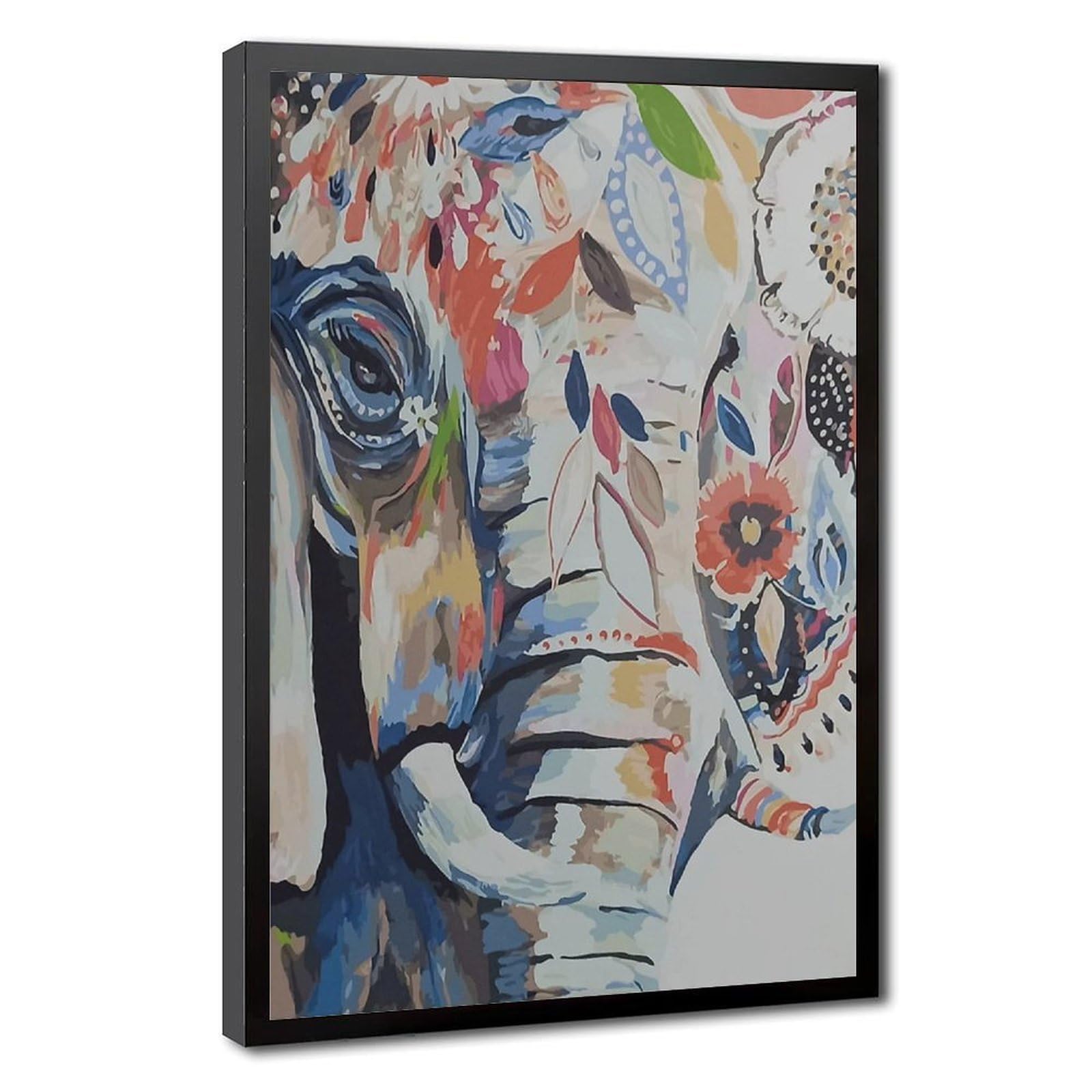 Bareronor Abstract Elephant Poster Canvas Poster Bedroom Decor Landscape Office Room Decor Gift 24" L X 36" W