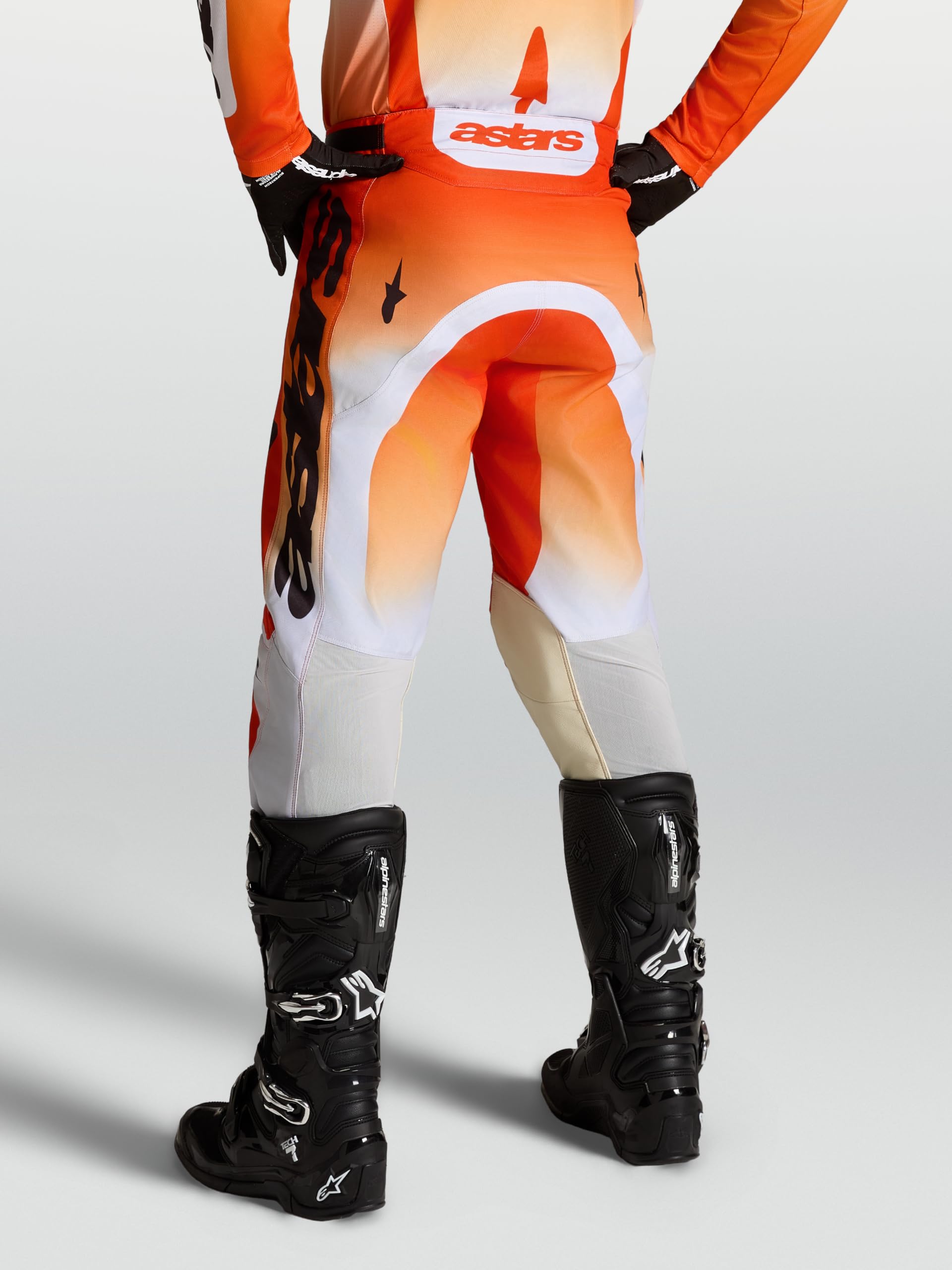 Alpinestars Racer Amber Spodnie motocrossowe, pomarańczowy/czarny, 36