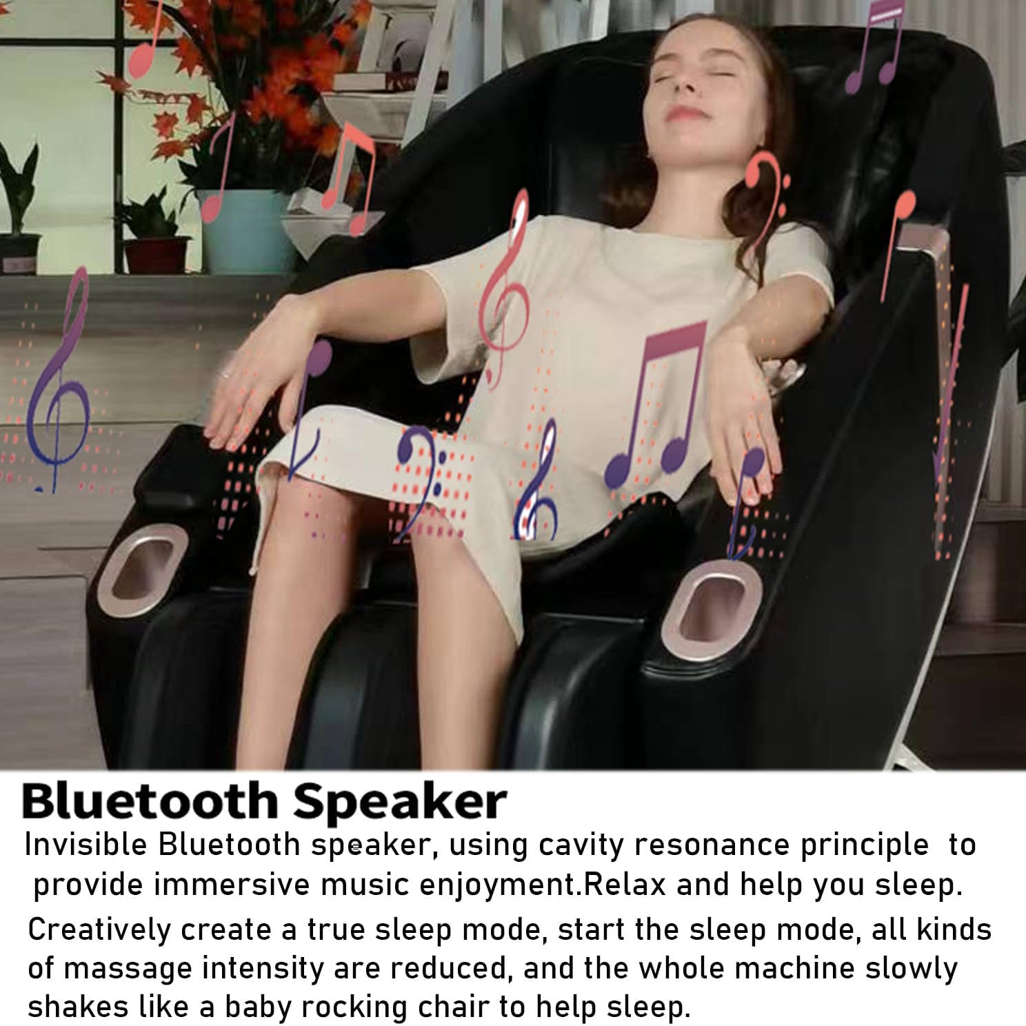 Ball & Cast Massage Chair Full Body with Massage Manipulator,Track Sliding Zero Gravity Multifunction Massage Chair,Ergonomic Design,Suitable for Home Office