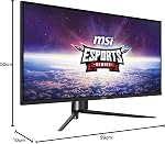MSI MAG401QR, Moniteur de Jeu de 40 po, 3440 x 1440(UWQHD), IPS, 155Hz, FreeSync Premium, HDR400, HDMI, Displayport, USB C, Inclinaison