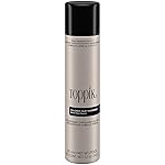 Toppik Colored Hair Thickener, Black, Volumizing Root Touch Up Concealer Hair Color Spray, Colored Spray for Root Touch Up, Cover Up, Hair Thickening, Hair Building Fiber Spray, 5.1oz Spray