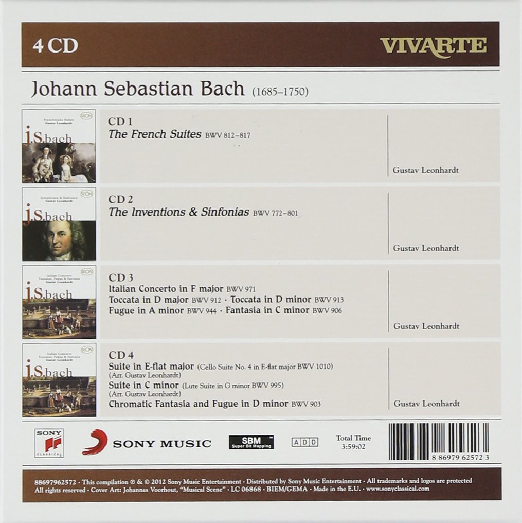 Bach: French Suites, Inventions & Sinfonias, Italian Concerto