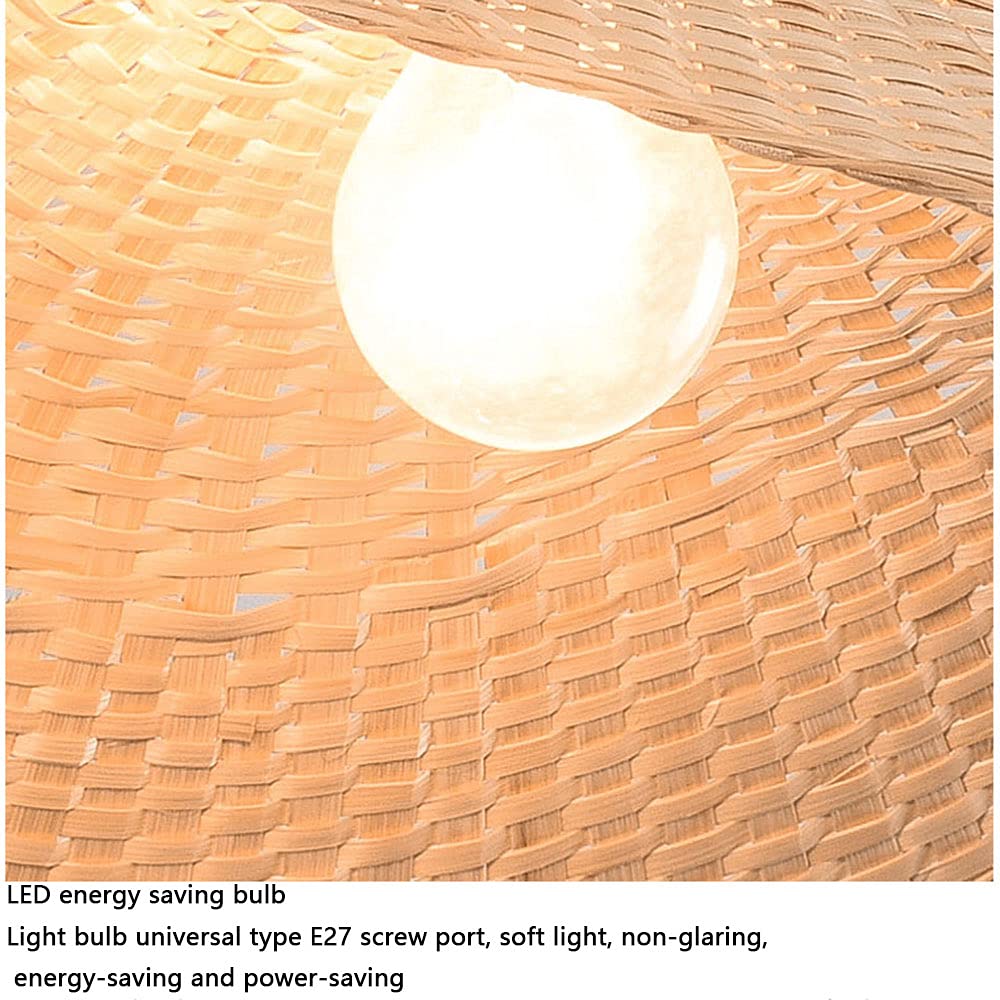 lampa wisząca z wikliny 1 żarówka, wisząca lampa z naturalnego rattanu, klosz do domu, do salonu, sypialni