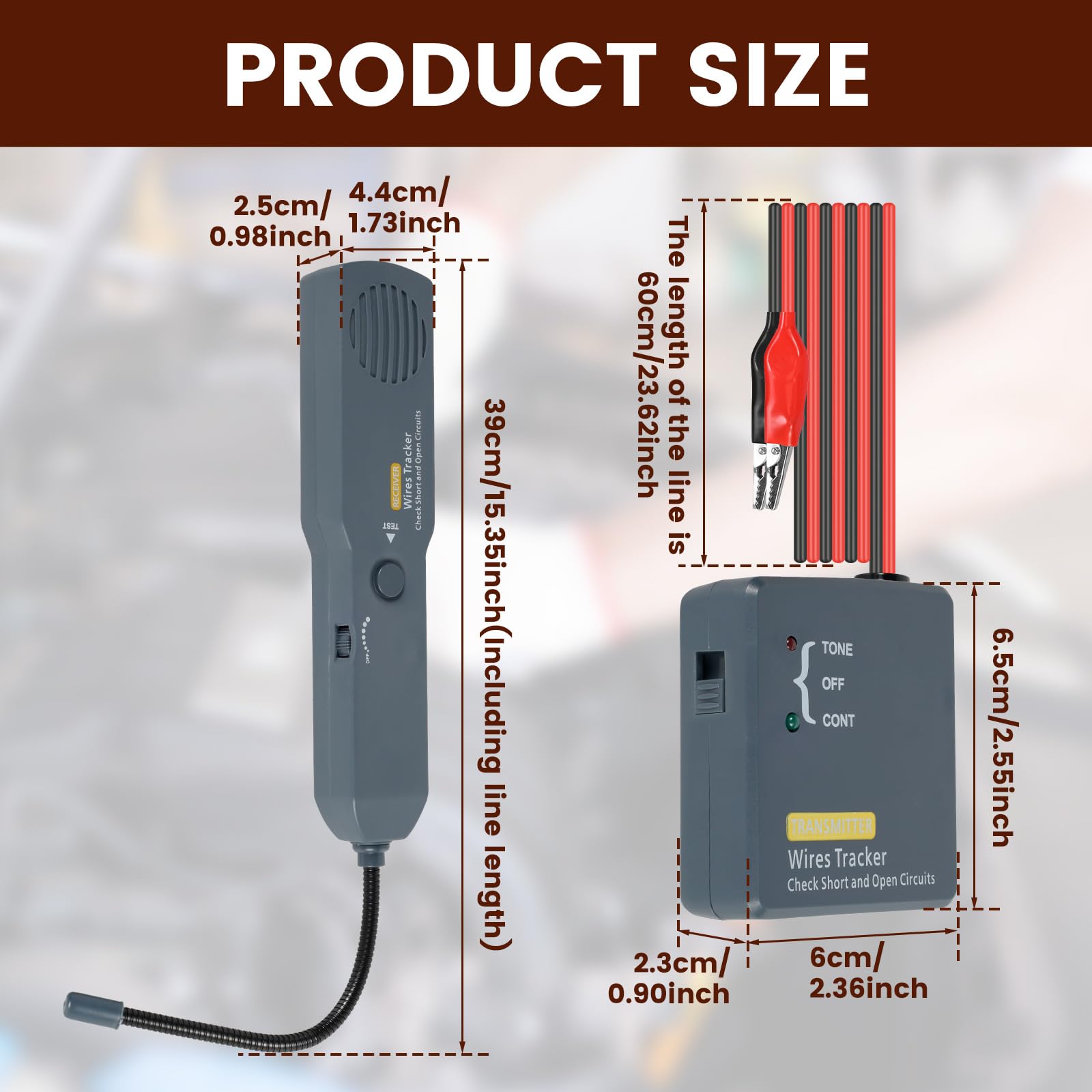 Testeur de court-circuit électrique pour véhicule, testeur de circuit pour Em415pro, chercheur de rupture de fil, sonde de détecteur, scanner de circuit électrique pour véhicule, outil de - 3