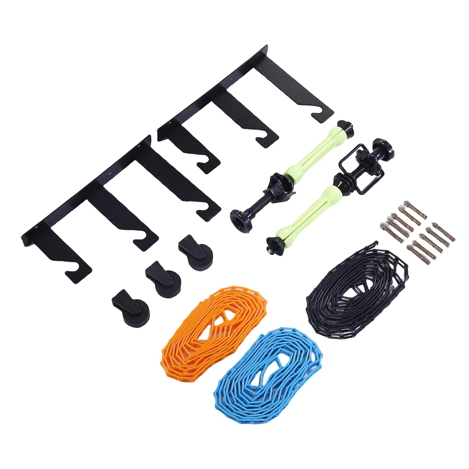 Tbest di Supporto per Sfondo a 3 Rulli, Mobilità Facile, ABS Resistente